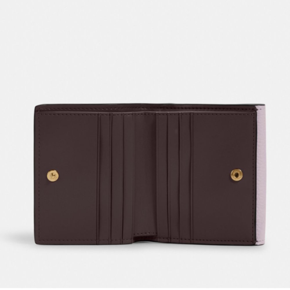 Coach Georgie Lilac Leather Crossbody and Wallet - Picture 6 of 6